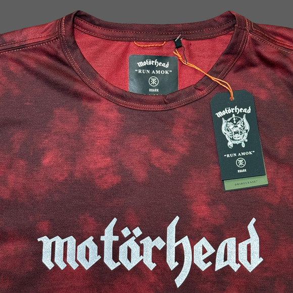 Roark 'Motorhead' Mathis Core SS Active Tee Size M NWT Red/Black - Picture 3 of 10